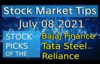 Stock Market Tips today – July 08 2021.Stock Picks Today HDFC Bank,Tata Steel,Reliance.